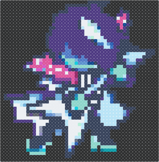 kris - black,purple,light blue