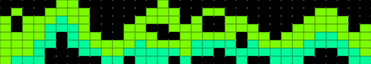 Green waves - green,teal