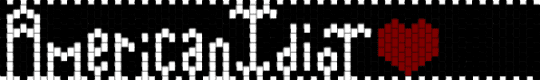American idiot - black,white