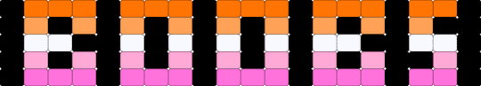 Lesbian B00bs Cuff - orange,pink,lesbian,gay,homosexual,boobs,wlw,gl,pride