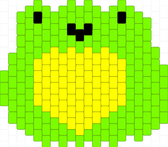 Frog 🐸 credit: lightdraconics - green,yellow