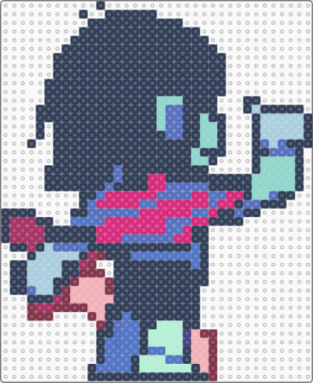 Kris Point Deltarune - purple