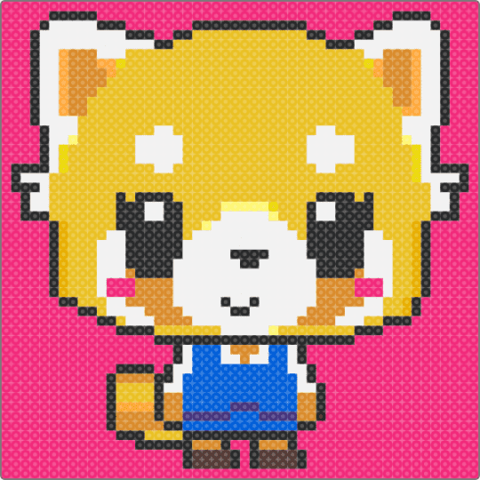 Retsuko - pink,yellow