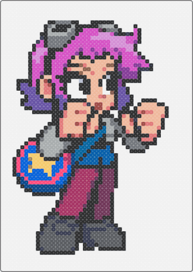 Ramona Flowers - Scott Pilgrim EX - white,gray,pink,beige,red,colorful