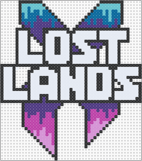 Remix for glow in the dark letters - lost lands,logo,excision,festival,edm,music,white,purple,pink