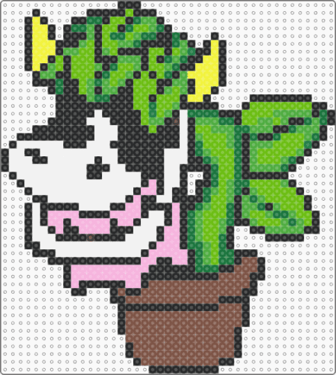 Cowplant - plant,cow,mashup,animal,green,tan