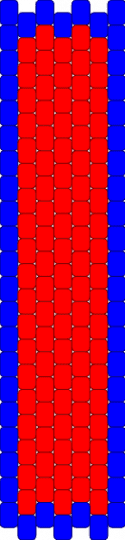 Bag side (2) - red,purple,bag,kandi,peyote stitch