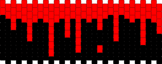 blood drip cuff pattern - red,black,blood,drip,cool,idk
