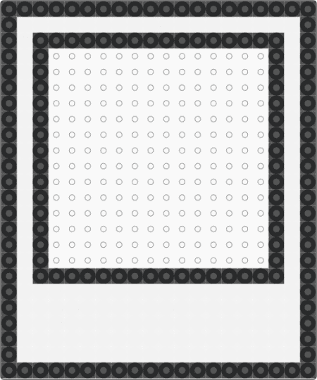 Polaroid picture frame - black, white