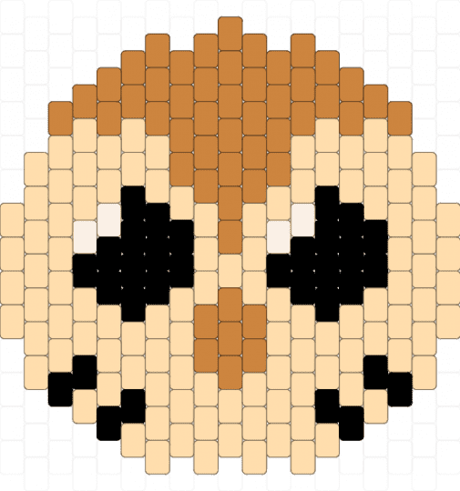 hooty wall pattern!!! character :33 - orange,beige,theowlhouse,the owl house,hooty,owl,bird,door,toh,cute