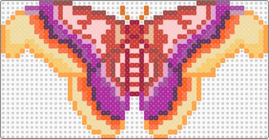 colorful atlas moth !! - red,orange,pink,beige,moth,colorful,cute,nature,bugs,animal,woodsy,forest