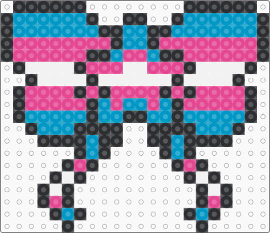 trans star bow!! pride :3 - light blue,pink,star,trans,cute,colorful,lgbtq,lgbt,pride,gender