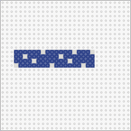 nyan cat space ladder stitch 3 (for kandi) - nyan cat,internet culture,iconic,quirky,nostalgic,weaving,accent,segment,blue