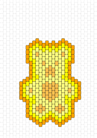 Gummy Bear Panel - gummy bear,candy,food,confectionery,sweet,treat,chewy,snack,yellow