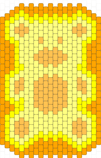 Med Gummy Bear Panel - gummy bear,candy,yellow,orange