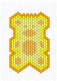 Med Gummy Bear Panel - gummy bear,candy,confectionery,sweet,treat,chewy,snack,yellow