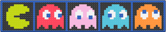 Pacman - pacman,ghost,arcade,video game,gaming,blue