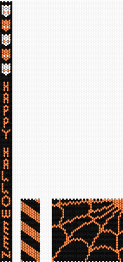Halloween bag - bag, bag pattern, black, ghost, halloween, orange, spider, spooky, trick or treat, web