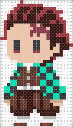 Demon Slayer Kamado Tanjiro Sprite - brown,beige,anime,demon slayer,kimetsu no yaiba,tanjiro,kamado,kamado tanjiro