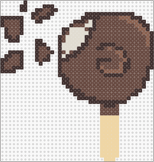 Dilly Bar - brown,cotdicecream,food,ice cream