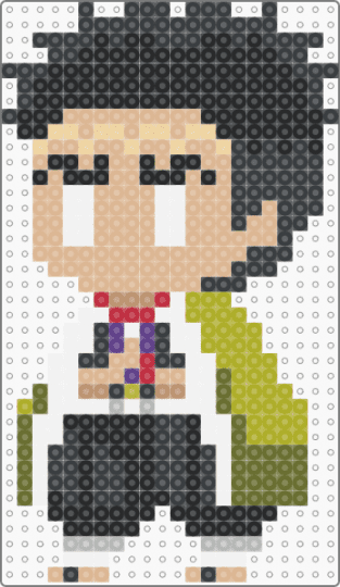 Demon Slayer Himejima Gyomei Sprite - black,beige,green,demon slayer,kimetsu no yaiba,anime,hashira,himejima,gyomei,himejima gyomei