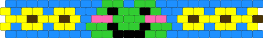 froggy - green,yellow,light blue