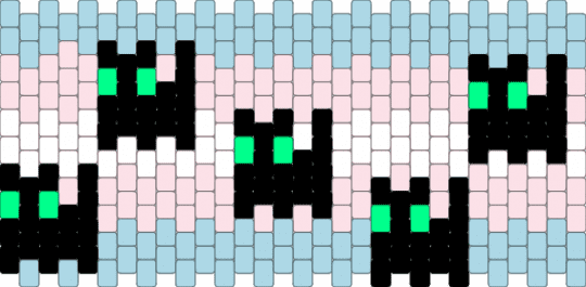 kitty transformer flag :3 - light blue