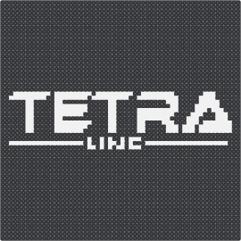 Tetra Line Logo - tetra line,nikke,goddess of victory,video game,text,logo,white,black