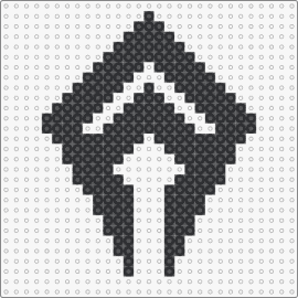 Pilgrim Logo Pt. 1 - pilgrim,nikke,goddess of victory,logo,emblem,video game,black