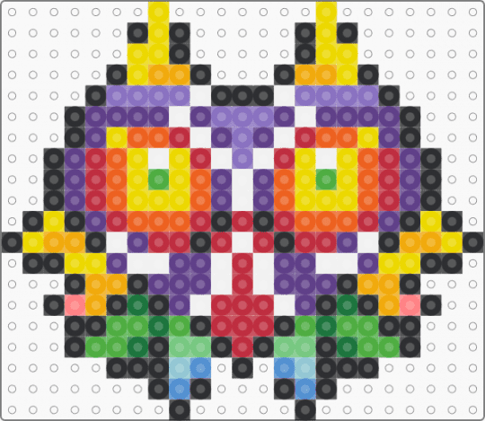 Majora's Mask - red,orange,yellow,purple,zelda,the legend of zelda,loz,majora,majoras mask,mask,creepy