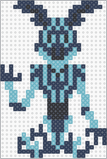 FNAF Mini MXES - light blue,purple,fnaf,five nights at freddys,security breach,ruin,mxes,scott cawthon,steel wool studios