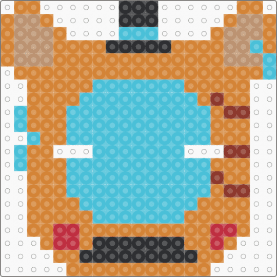 Fazwatch Mini Character Stand - orange,light blue,fnaf,five nights at freddys,fazwatch,freddy fazbear,scott cawthon,steel wool studios,glamrock freddy