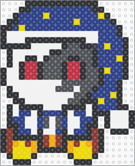 FNAF Mini Moon - blue,gray,fnaf,five nights at freddys,security breach,moon,scott cawthon,steel wool studios