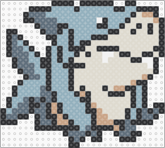 Jeff the Land Shark - Seated - animal,character,comic,beige,light blue,jeff the land shark,marvel,marvel rivals,marvel comics,shark,land shark,super pets