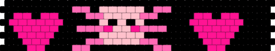 Axolotl cuff - pink,black,cotdaxolotls