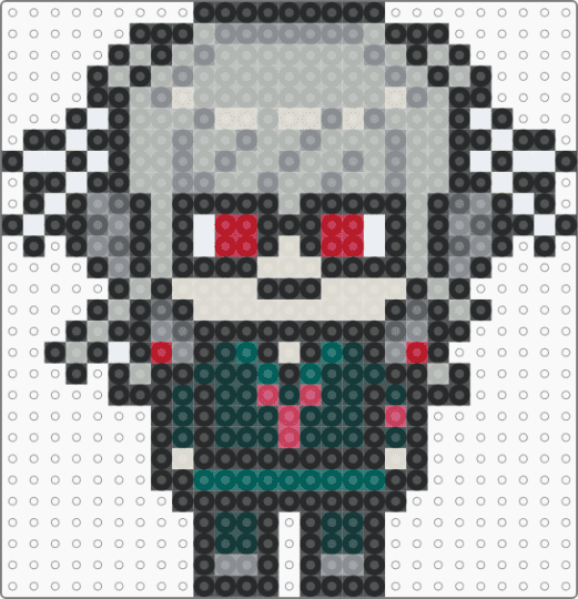 Peko Pekoyama (Danganronpa) - black,gray,beige,video games,danganronpa