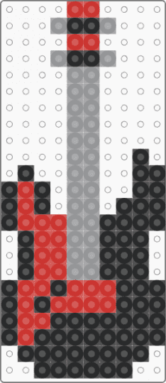 Guitar - gray,red