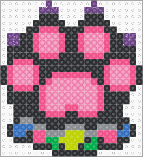 paw - black,pink,paw