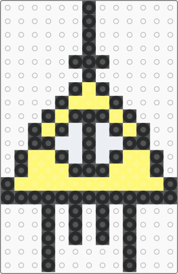 bill cipher - black,yellow,gravity falls,bill cipher