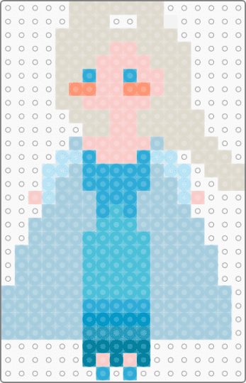 Ice Queen - beige,light blue,ice,queen,snow,snowqueen,princess,childhood,cute,beautiful