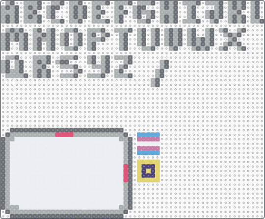 (1.0) kandi necklace name/pronoun tag - gray,pride,trans,gender,pronouns,demigender,agender,genderfluid,genderqueer