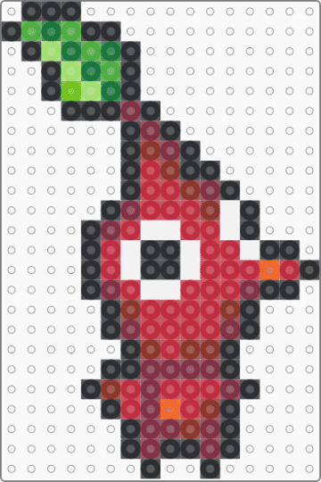 red pikmin - red,brown