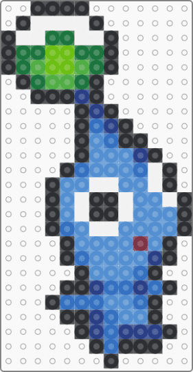 blue pikmin - blue,light blue