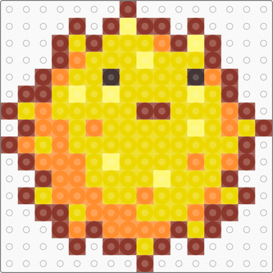 stardew valley pufferfish - red,yellow