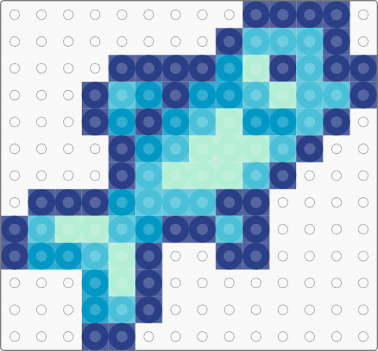 stardew valley sardine - blue,light blue