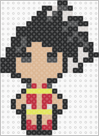 Creati (Momo Yaoyorozu) - black,beige