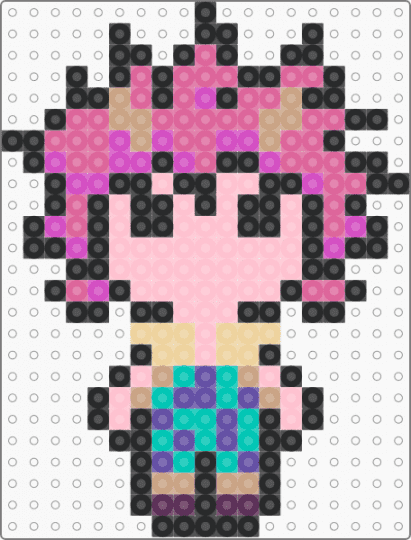 Pinkie (Mina Ashido) - pink