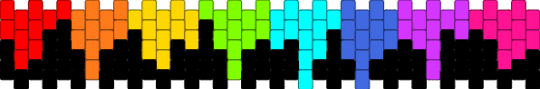 Small drippy - black,orange,green,blue,pink,colorful,rainbow,drip,neon,cuff
