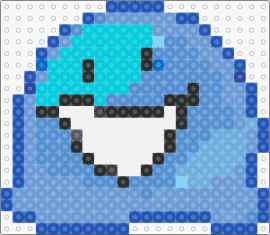 Goo (Image Convert) - goo,blob,smile,face,character,blue,light blue