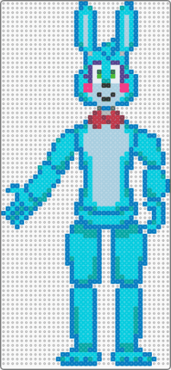 Toy Bonnie - blue,light blue,teal,toy bonnie,fnaf,furry,bunny,horror